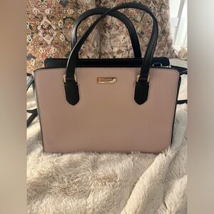Kate spade pink and black purse